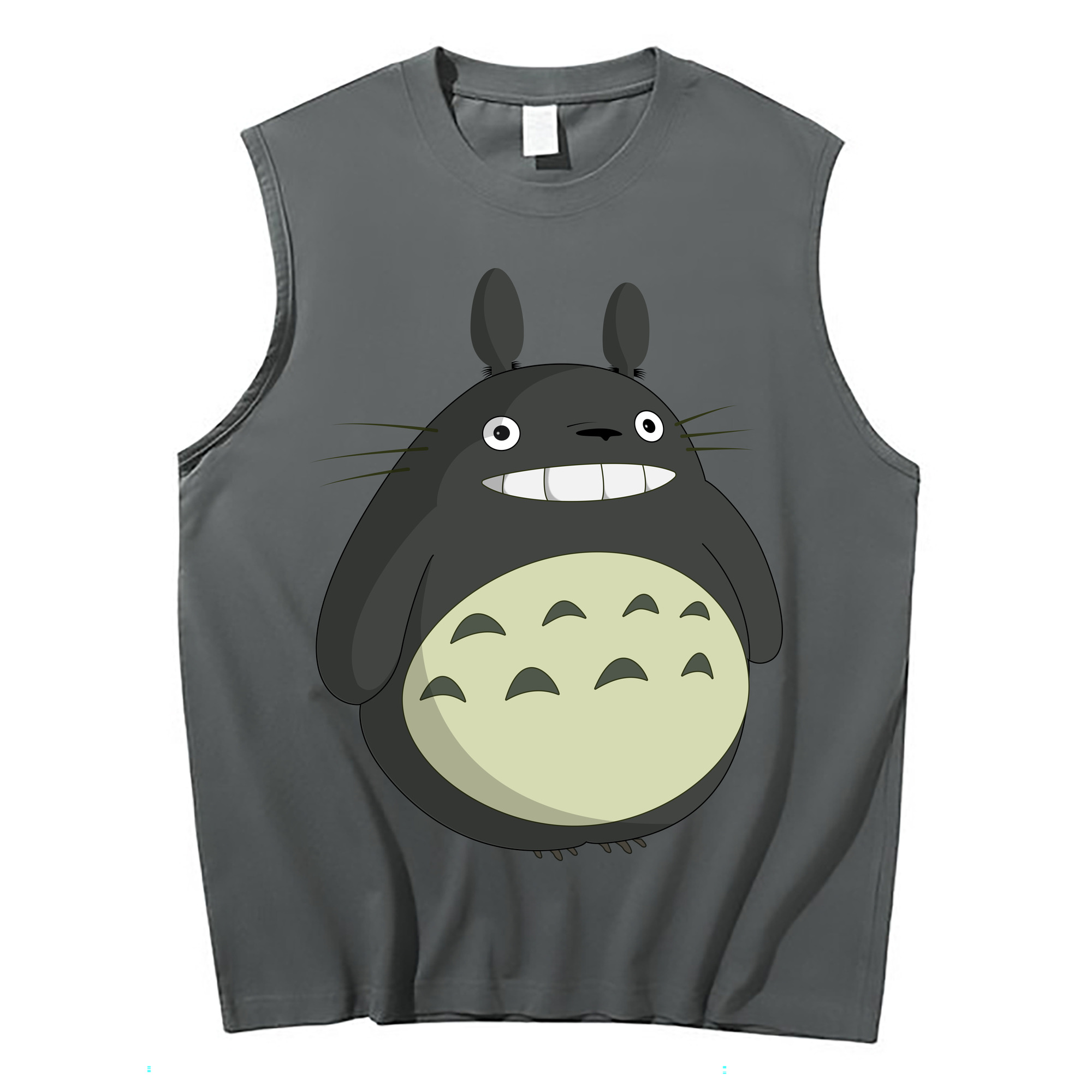 （画像用） となりのトトロ 草壁メイ 草壁サツキ My Neighbor Totoro Satsuki Kusakabe Mei Kusakabe コットン100％タンクトップ（フロントプリント）